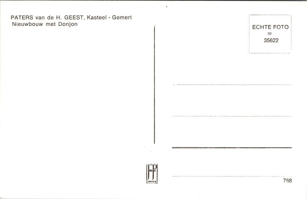 Gemert - 2 ansichtkaarten, Ophalen of Verzenden, 1960 tot 1980, Ongelopen, Noord-Brabant