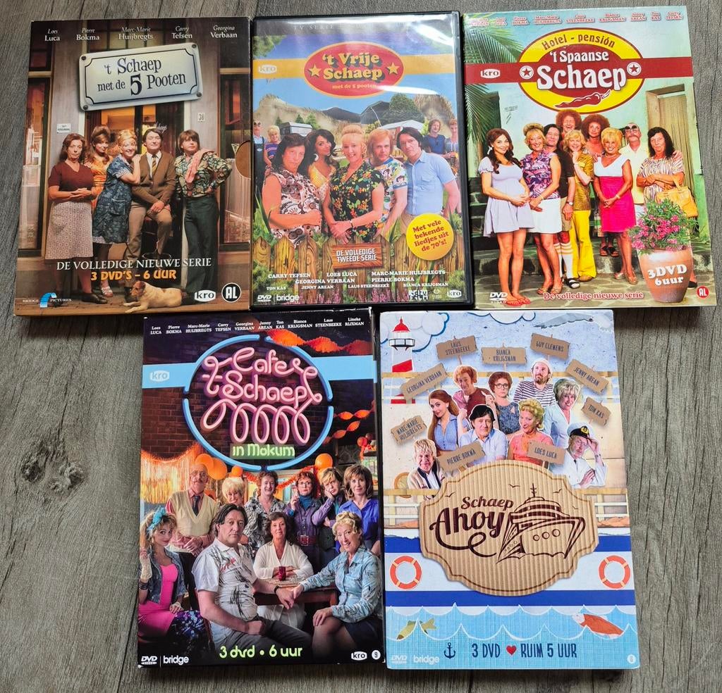 't Schaep DVD set - Complete Collectie!!, Ophalen, Zo goed als nieuw, Komedie