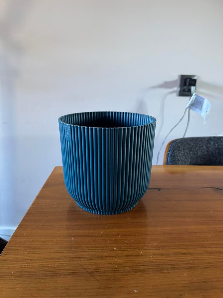 Plastic ELHO plantenpot +/- 25cm diameter, Ophalen, Kunststof, Rond, Zo goed als nieuw