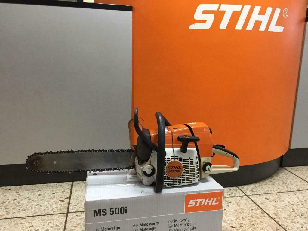 Gebruikte Stihl MS 341 Kettingzaag 45 cm, Ophalen of Verzenden, Gebruikt