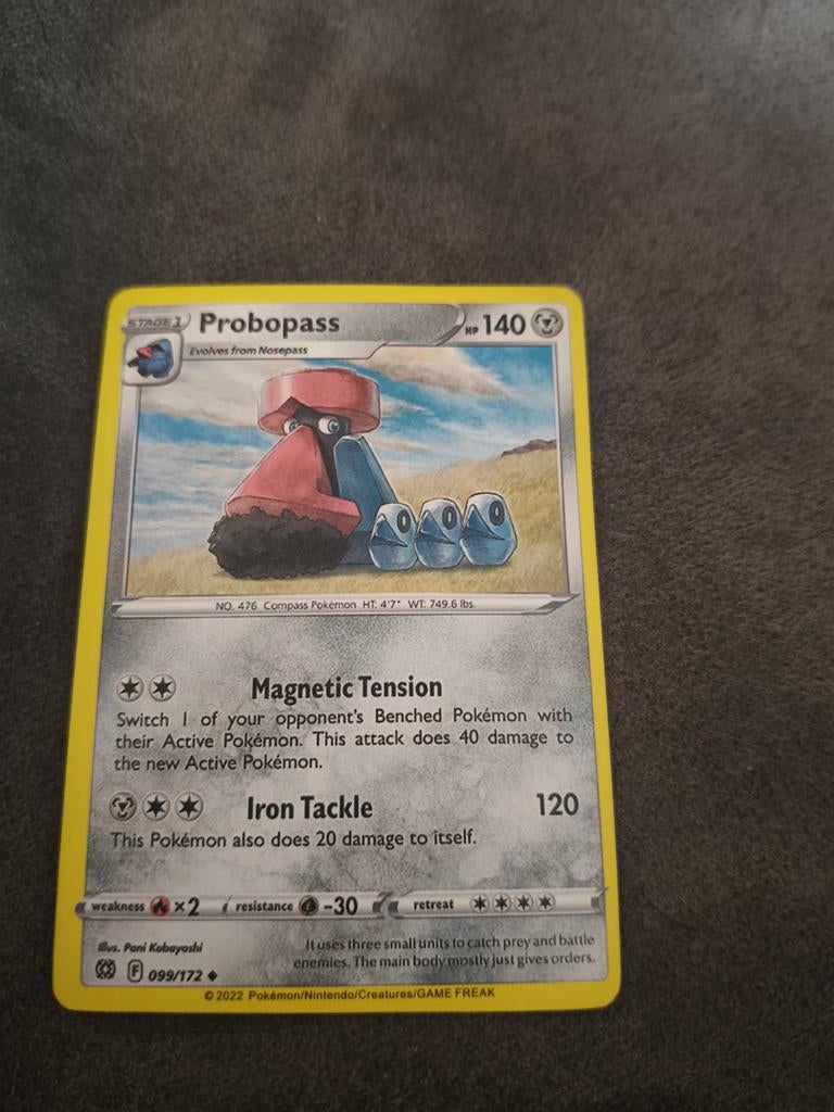 Pokemon Kaart - Probopass, Ophalen of Verzenden, Gebruikt, Losse kaart