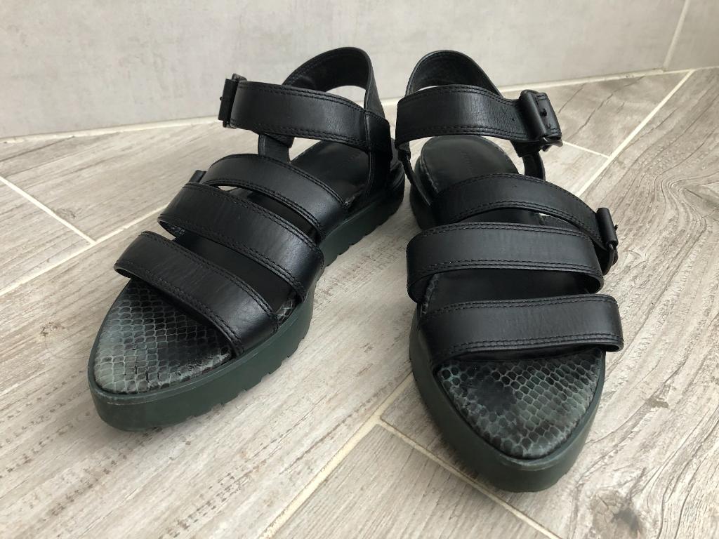Alexander Wang leren sandalen, Kleding | Dames, Schoenen, Zwart, Gedragen, Sandalen of Muiltjes, Ophalen of Verzenden