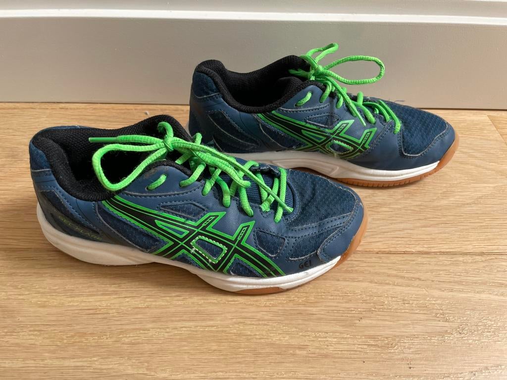 Asics gel-flare schoenen maat 35, blauw, sportschoenen, Asics, Ophalen of Verzenden, Zo goed als nieuw, Jongen of Meisje
