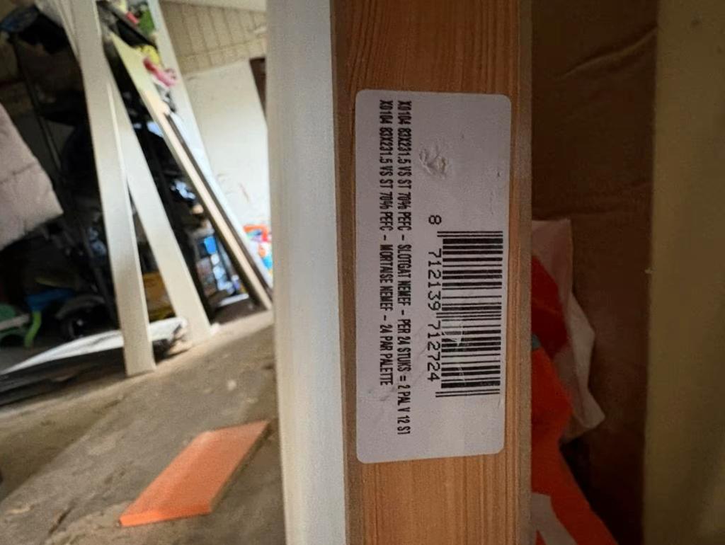 Cando Volspaan binnendeur gegrond, 231,5 x 83, Ophalen, 80 tot 100 cm, Binnendeur, Nieuw
