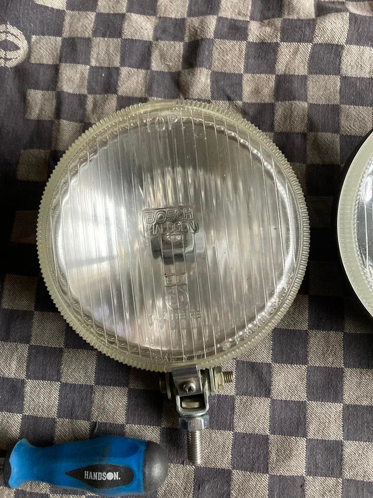 Oldtimer 2 Bosch verstralers type 160 diameter 16 cm, Auto-onderdelen, Ophalen of Verzenden, Gebruikt