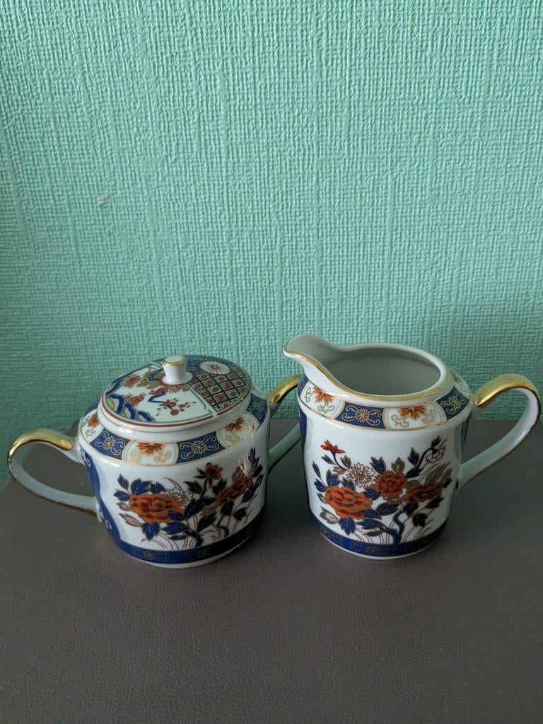 Melk en suiker stelletje Imari, Ophalen of Verzenden