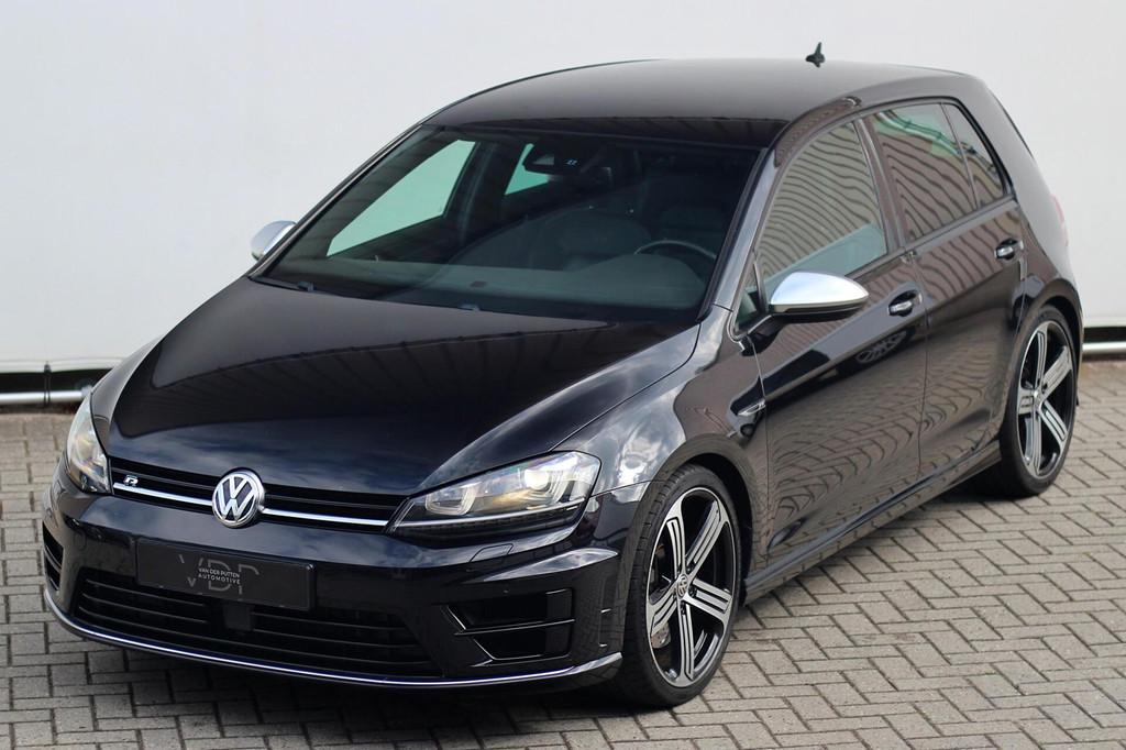 Volkswagen Golf 2.0 R 4Motion |Milltek|Carplay | Leder| ACC, Automaat, 4 cilinders, 1984 cc, Zwart