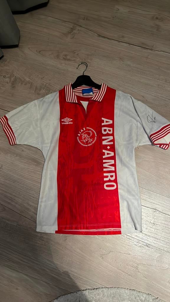 Officieel ajax shirt 1996/1997 met handtekening, Maat XS of kleiner, Ophalen of Verzenden, Zo goed als nieuw, Shirt