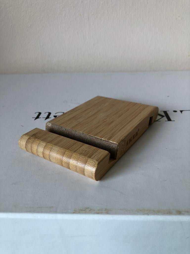 IKEA houten mobile houder - bijna gratis, Ophalen of Verzenden, Zo goed als nieuw