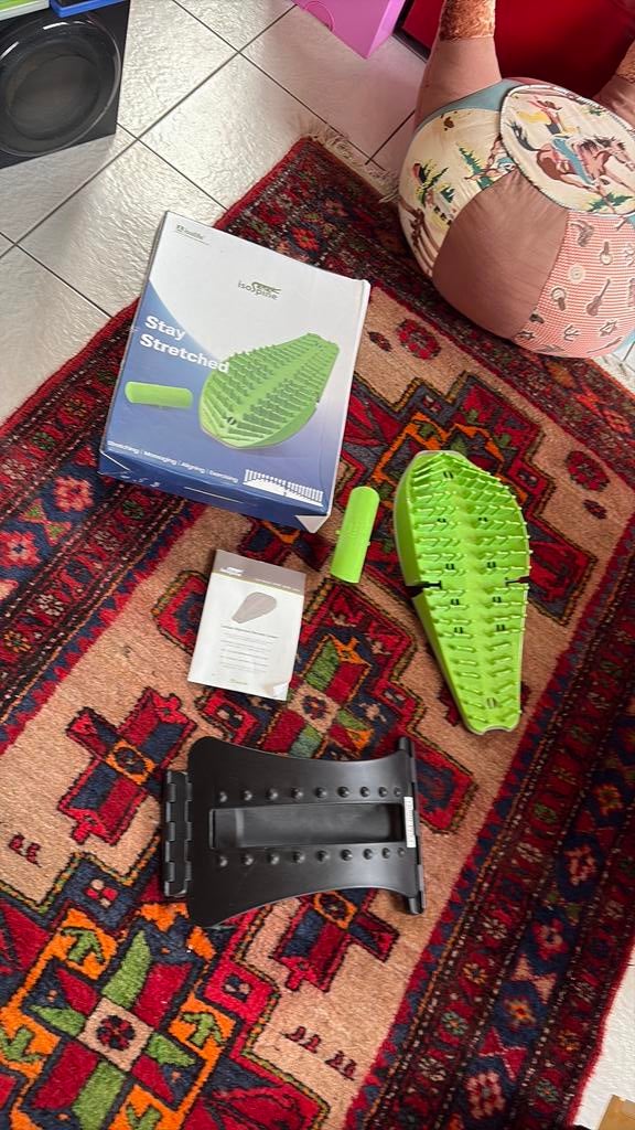 Isospine stay  stretched isolife rug stretcher, Sport en Fitness, Ophalen of Verzenden, Zo goed als nieuw, Overige typen