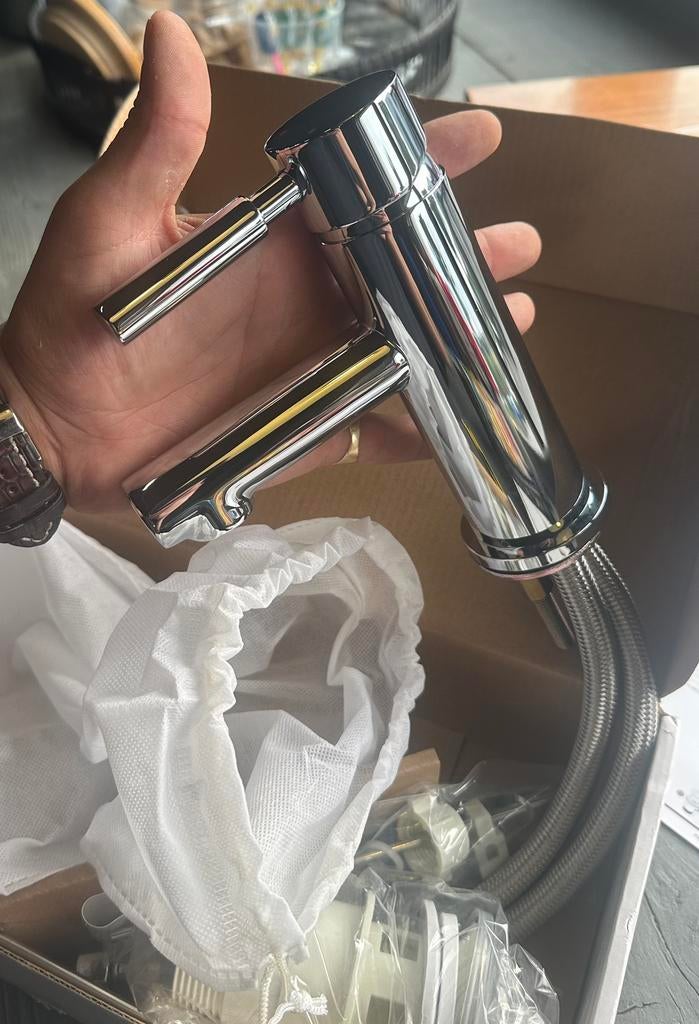 Chrome kraan NEW!, Doe-het-zelf en Verbouw, Sanitair, Ophalen of Verzenden, Nieuw, Chroom, Kraan