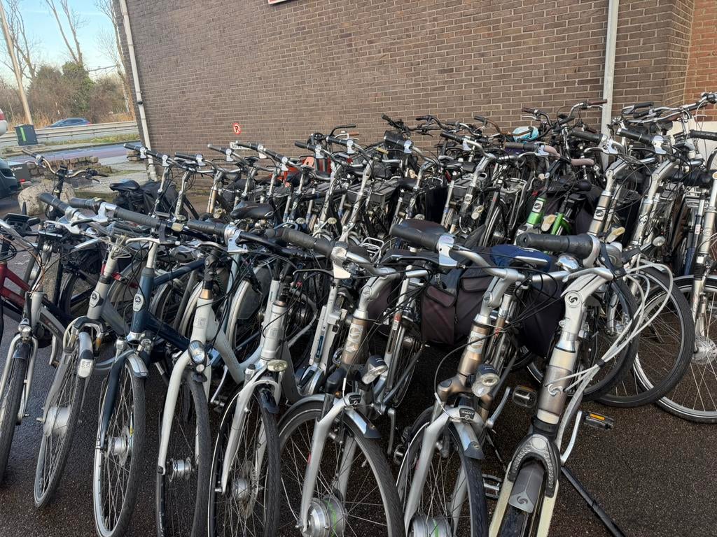 PARTIJ GEBRUIKTE E-BIKES 100 STUKS