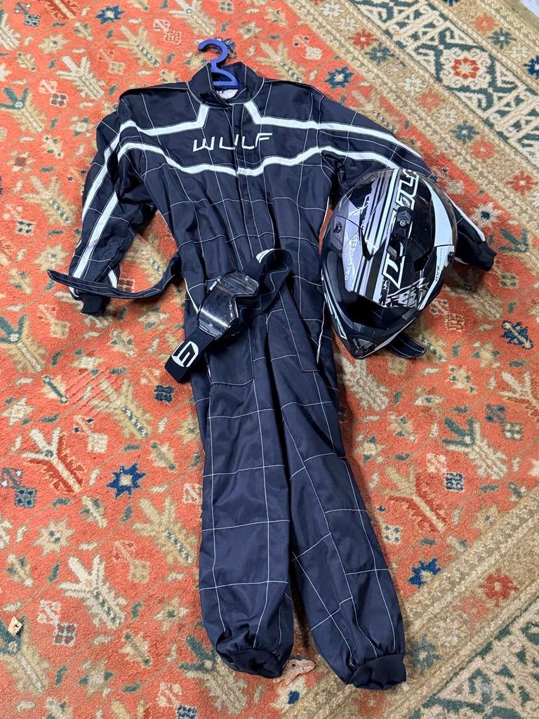 Crosspak maat 5 XL (10 jaar) met bijpassende helm en bril, Ophalen, Tweedehands, Kinderen, Motorcrosskleding