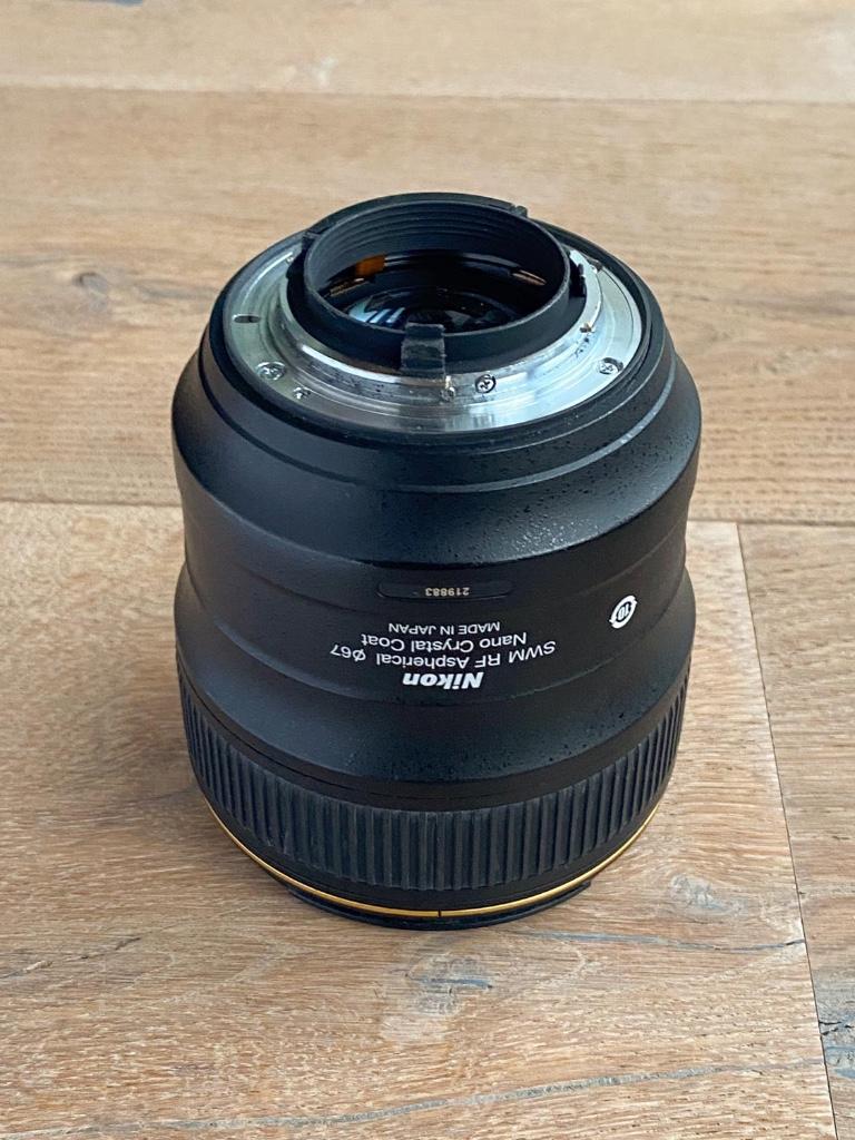 Nikon AF-S 35 mm f/1.4 G lens, Audio, Tv en Foto, Fotografie | Lenzen en Objectieven, Zo goed als nieuw, Groothoeklens, Ophalen