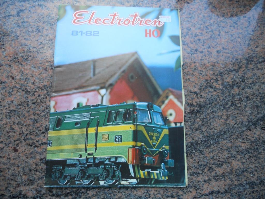 Electrotren catalogus 1981 -1982, Overige merken, Gebruikt, Gelijkstroom, Boek, Tijdschrift of Catalogus