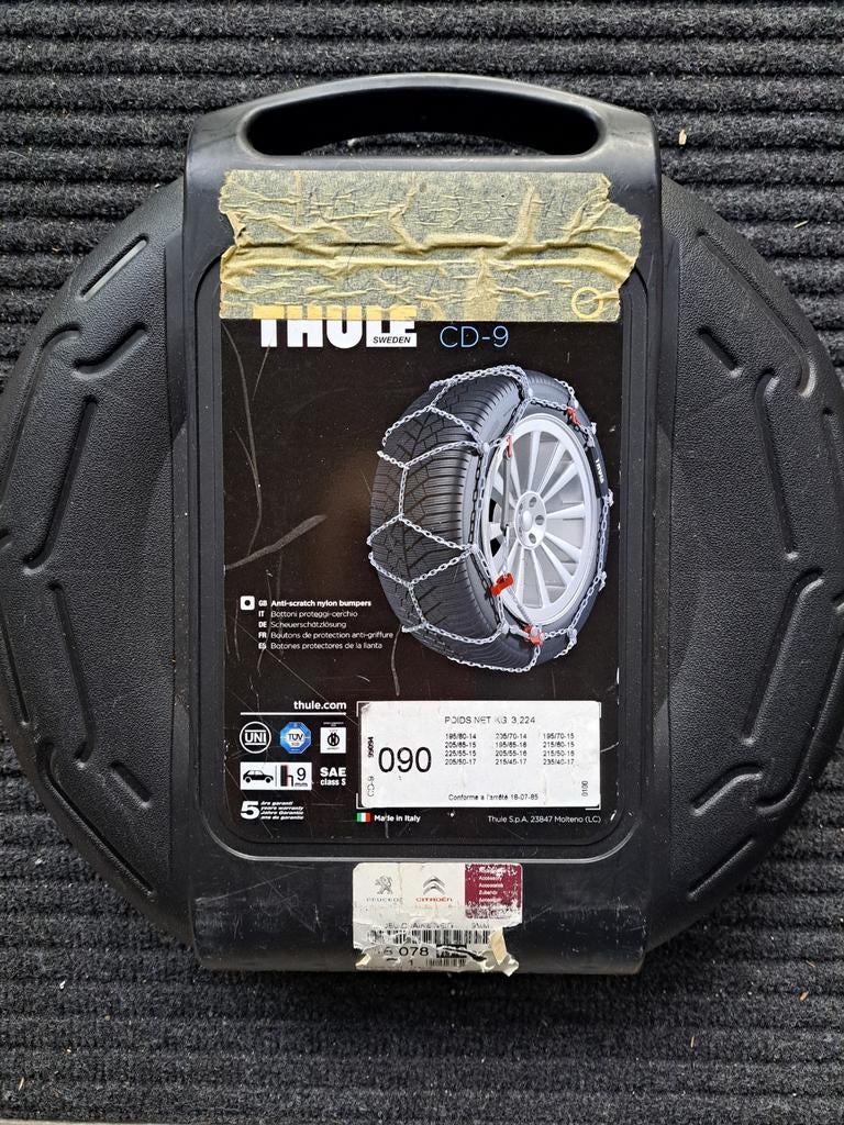 Thule CD-9 Sneeuwkettingen Maat 090, Ophalen, Nieuw