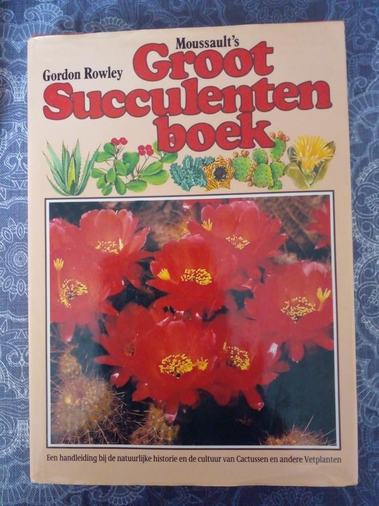 Moussault's Groot Succulentenboek - Gordon Rowley, Ophalen of Verzenden, Gelezen, Gordon Rowley, Tuinieren en Tuinplanten