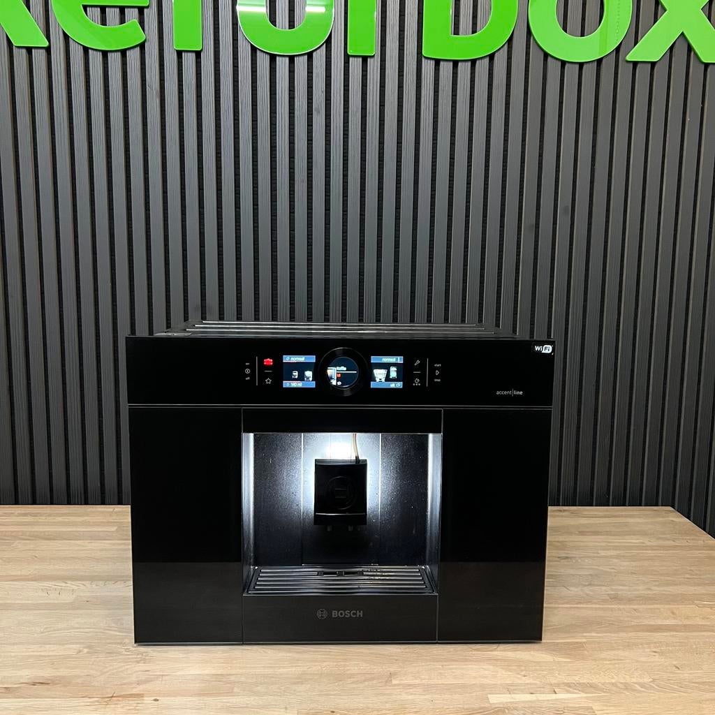 Bosch Serie 8 inbouw koffiemachine met WIFI Carbon Black, Overige modellen, 10 kopjes of meer, Refurbished, Bosch