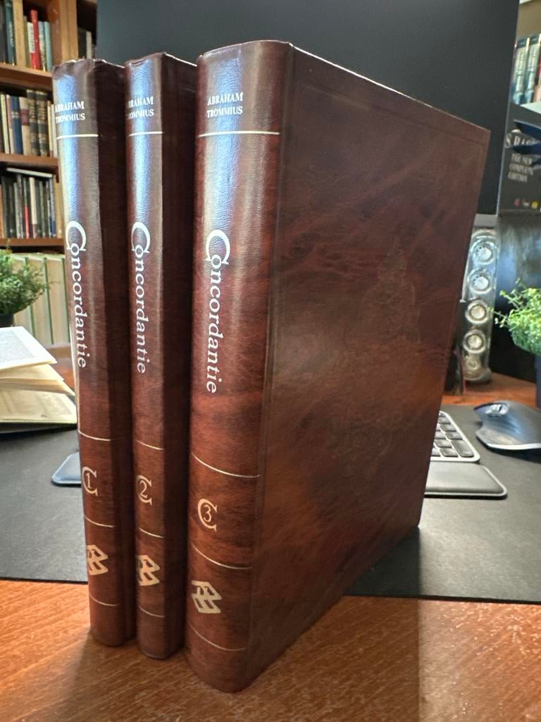 A. Trommius, uitgeb.  Concordantie, met Hebreeuws en Grieks, Boeken, Ophalen of Verzenden, Gelezen