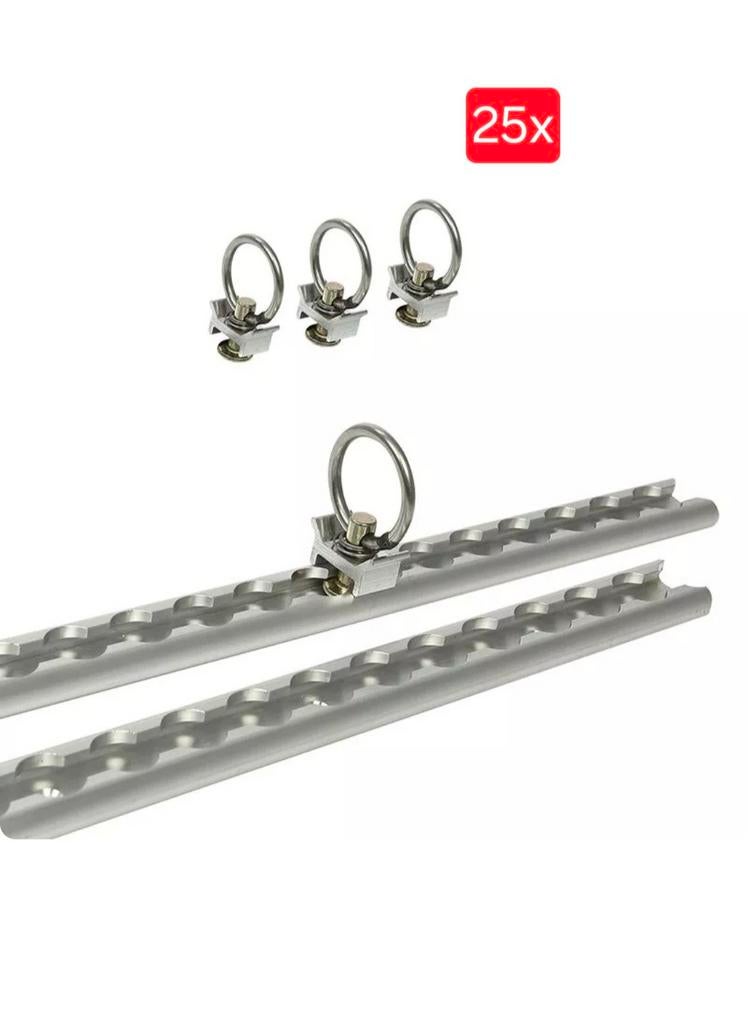 23 setjes bindrail 2x60 cm., Ophalen of Verzenden