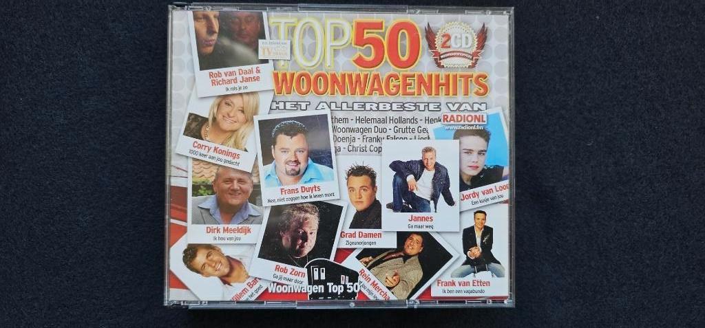 2 CD's Top 50 woonwagenhits, Ophalen of Verzenden, Zo goed als nieuw