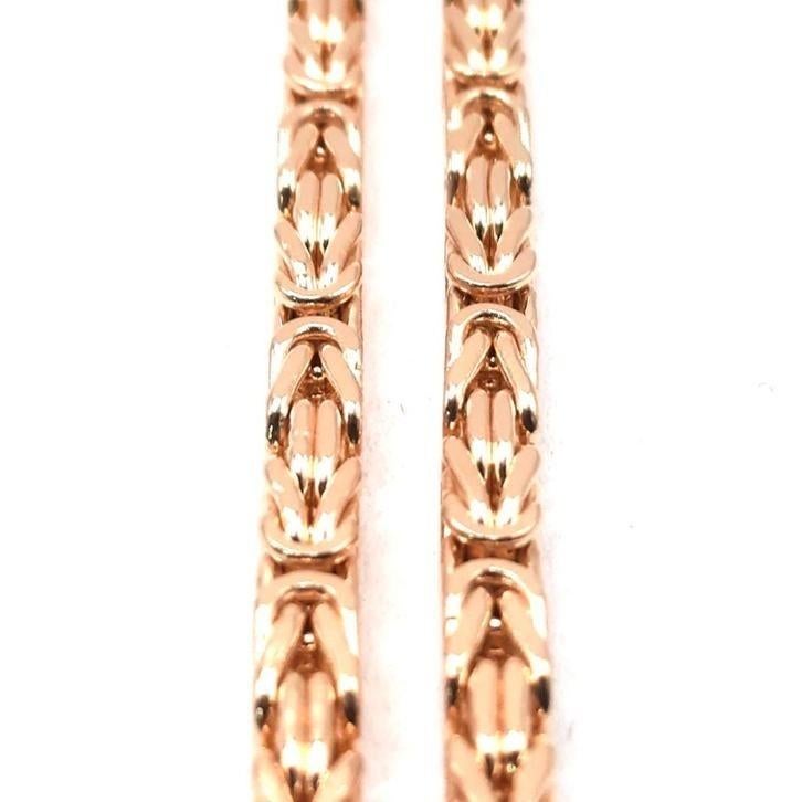 Gouden Koningsketting 14kt, Sieraden, Tassen en Uiterlijk, Kettingen, Www.bredajuwelier.nl, Nieuw, Ophalen of Verzenden, Www.bredajuwelier.nl