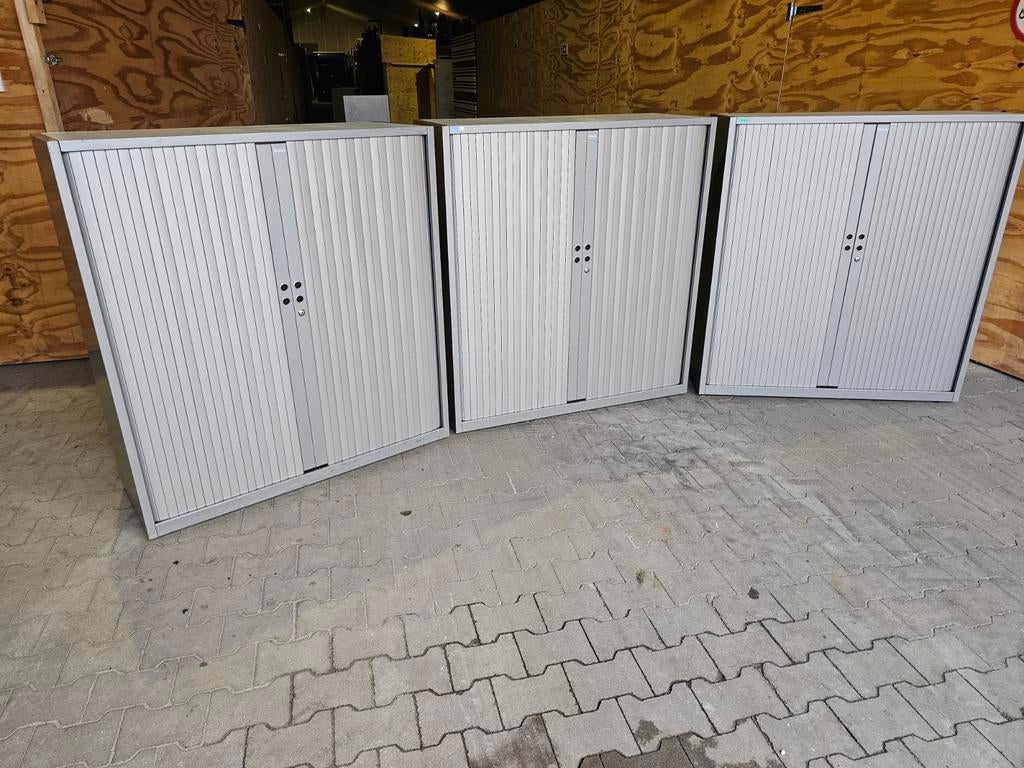 Serie halfhoge archiefkasten Gispen Meta (zie tekst), Huis en Inrichting, Kasten | Roldeurkasten en Archiefkasten, Ophalen, Gebruikt