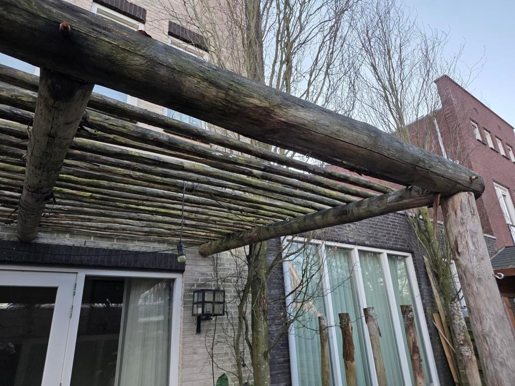 Houten Pergola voor Tuin of Terras, Ophalen of Verzenden, Gebruikt, Veranda