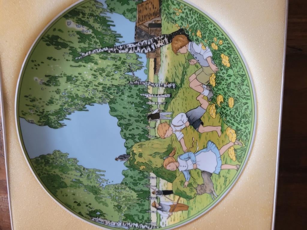 Villeroy & Boch Kinderspelen Wandbord Heuernte, Antiek en Kunst, Ophalen of Verzenden