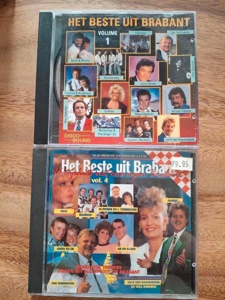 Het beste uit Brabant volume 1 en 4, Ophalen of Verzenden, Zo goed als nieuw, Levenslied of Smartlap