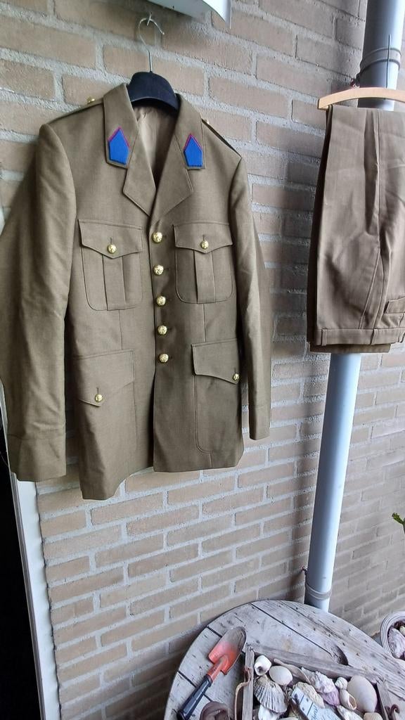 Origineel Leger Uniform - Dag-Tenue & Pak., Carnaval, Overige maten, Ophalen of Verzenden, Kleding
