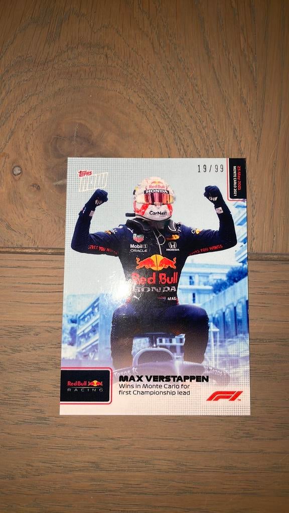 Max verstappen topps now 19/99 monaco, Hobby en Vrije tijd, Verzamelkaartspellen | Overige, Ophalen of Verzenden, Zo goed als nieuw