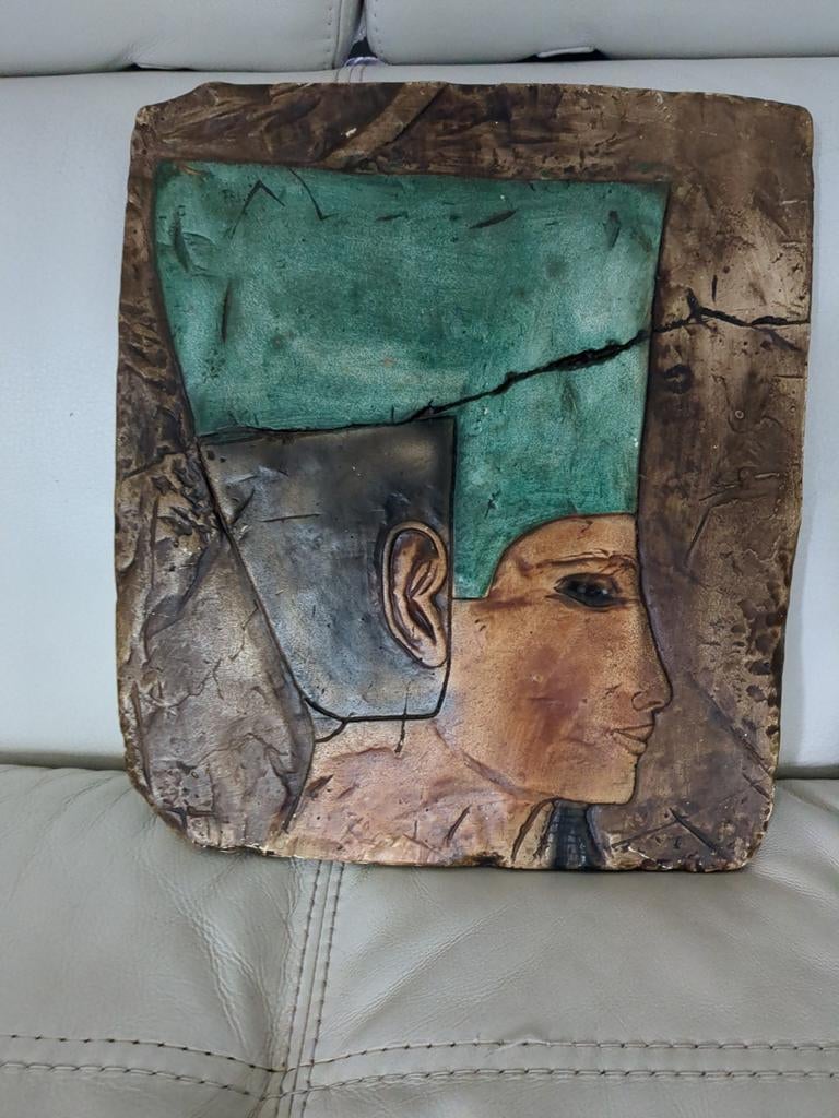 Vintage Egyptische Wanddecoratie, Antiek en Kunst, Ophalen