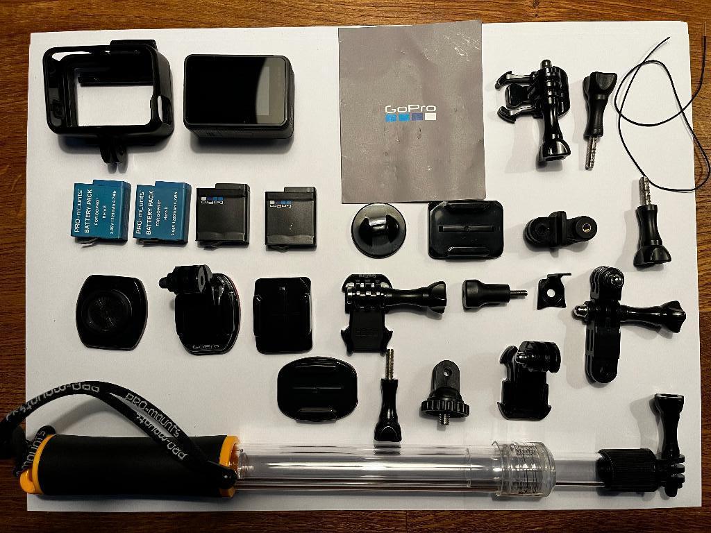 GoPro hero 6 Black edition ZGAN met accessoires, Audio, Tv en Foto, Actiecamera's, Ophalen of Verzenden, Zo goed als nieuw, GoPro