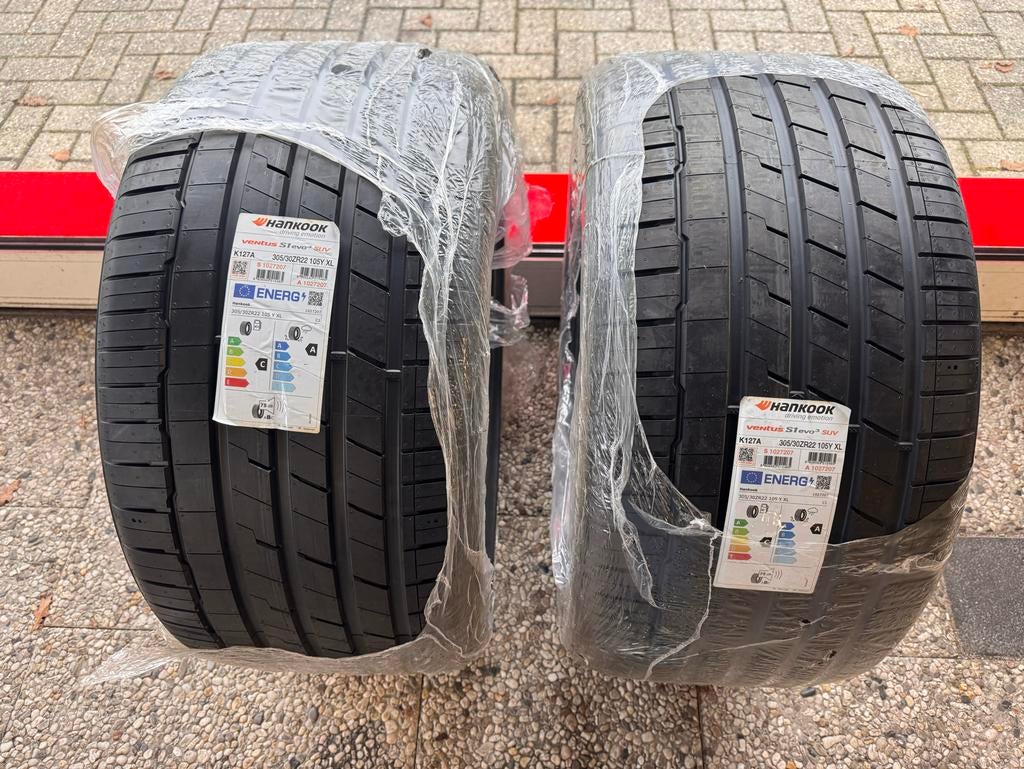 2x nieuwe hankook zomerbanden 305-30-22, Ophalen, Nieuw, Overige maten, 305 mm