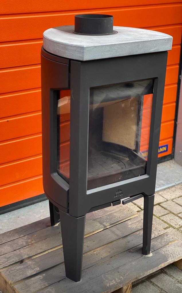 Jotul 163 met speksteen bovenplaat, demo houtkachel, 6 kW, Huis en Inrichting, Kachels, Ophalen, Houtkachel, Zo goed als nieuw
