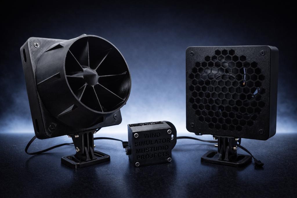 Windsimulator Set – Plug & Play (Incl. 2 120mm Fans) Simhub, Computers en Software, Overige merken, Nieuw, Ophalen of Verzenden