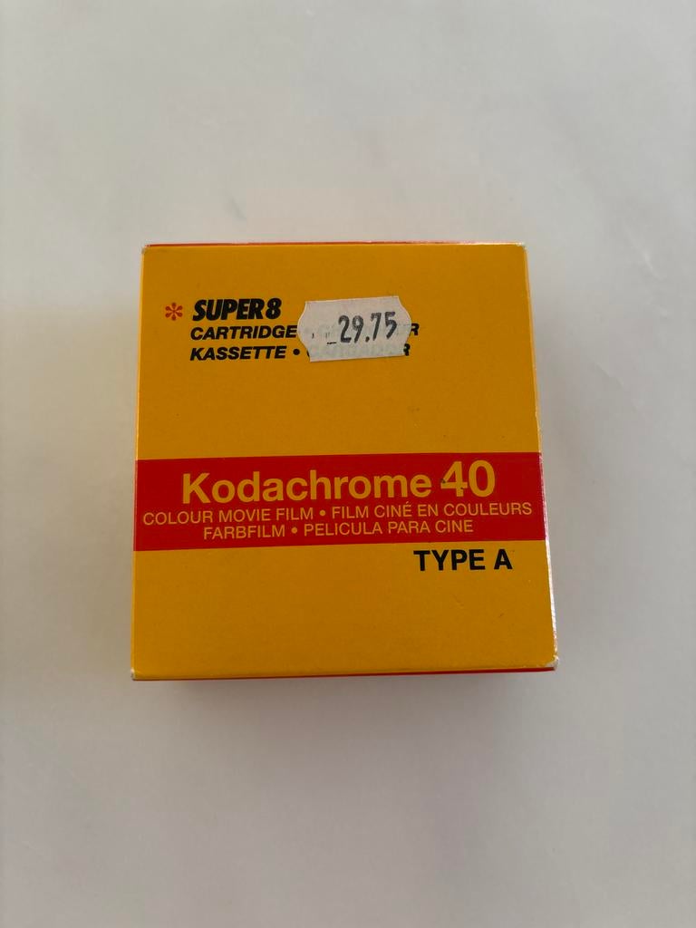 Kodak Kodachrome 40 Super 8 Film, Ophalen of Verzenden, 8mm film