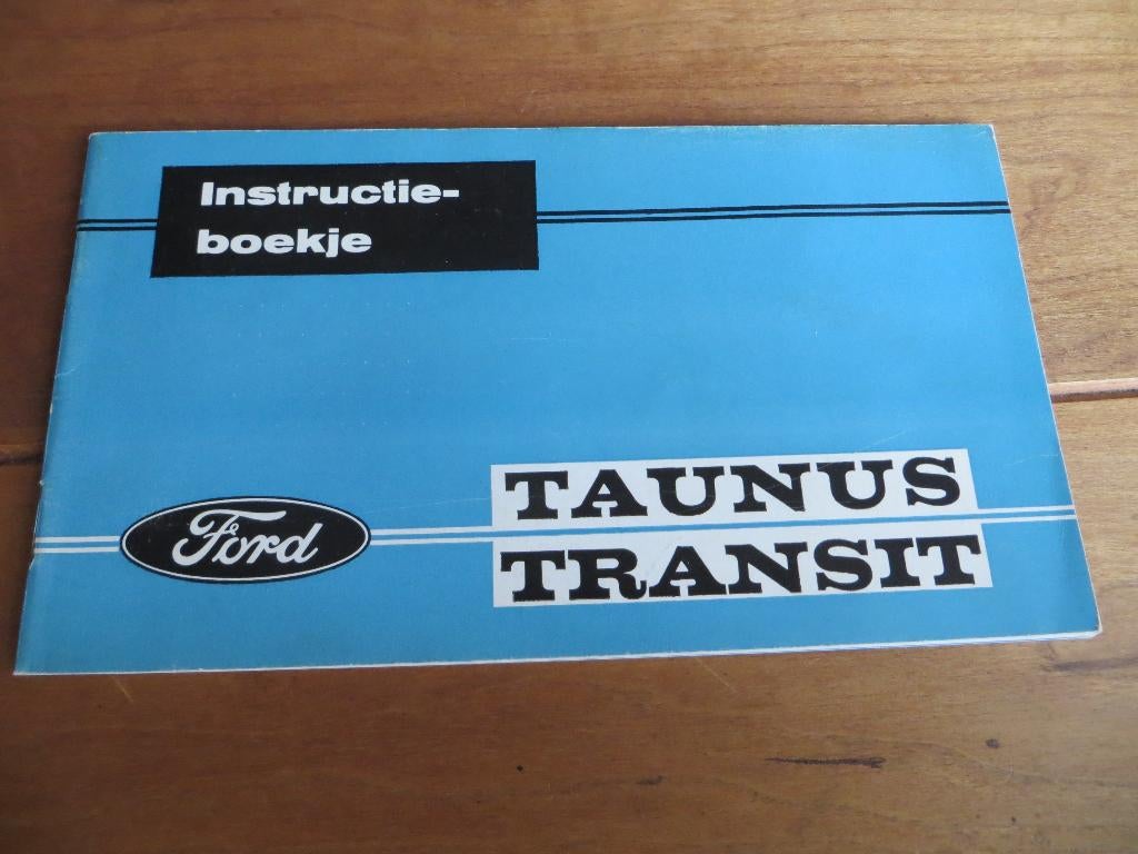 Instructieboek Ford Taunus Transit bestelauto 1965 zeer mooi, Ophalen of Verzenden