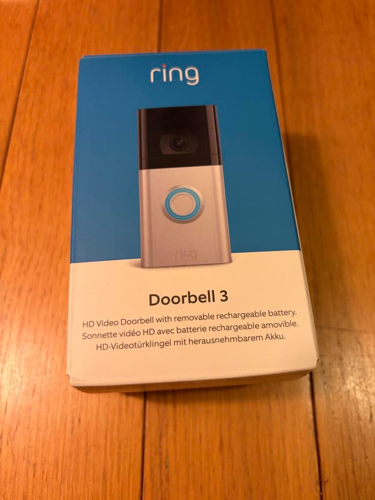 Ring deurbel 3, Verzenden, Bewegingsdetectiesensor, Gebruikt, Bedraad