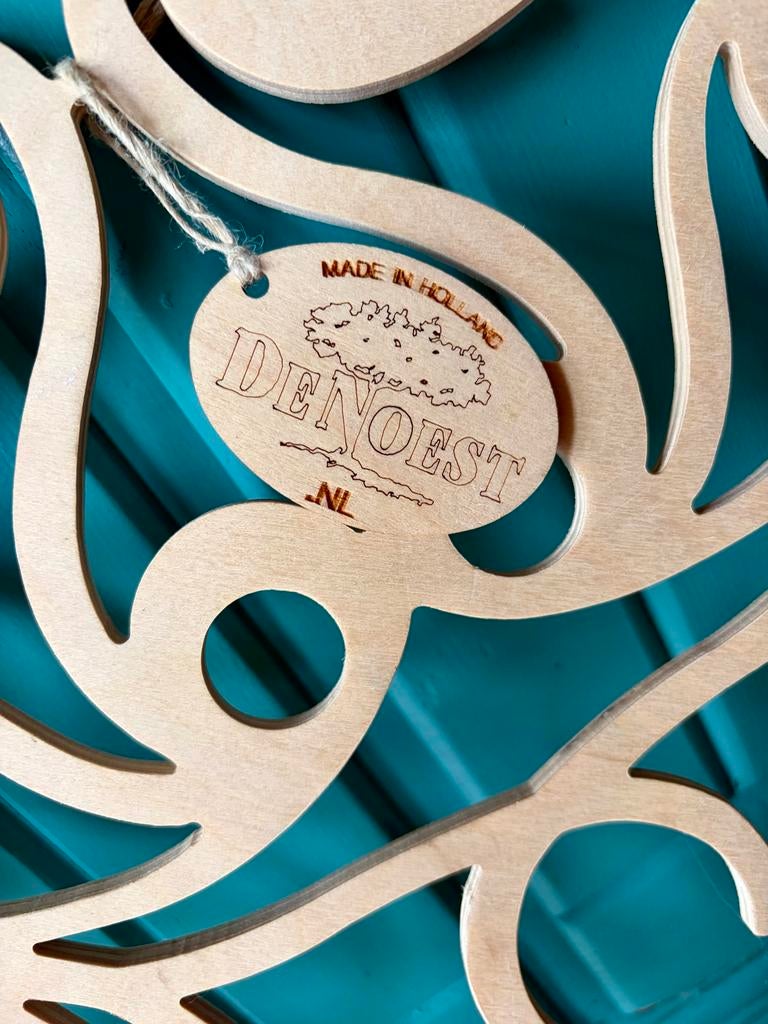 Houten Mandala Wanddecoratie van De Noest, Ophalen, Nieuw