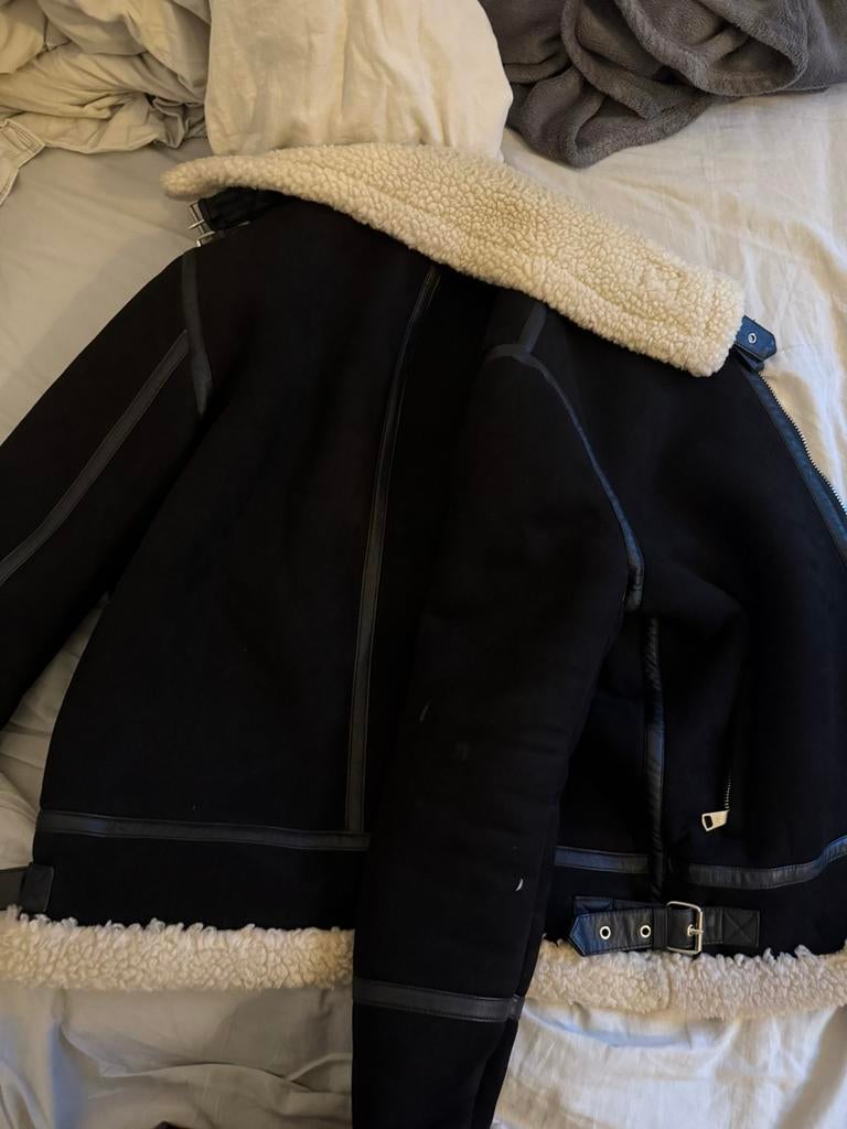 Winterjas Unisex, Ophalen of Verzenden, Zo goed als nieuw, Maat 38/40 (M), Zwart