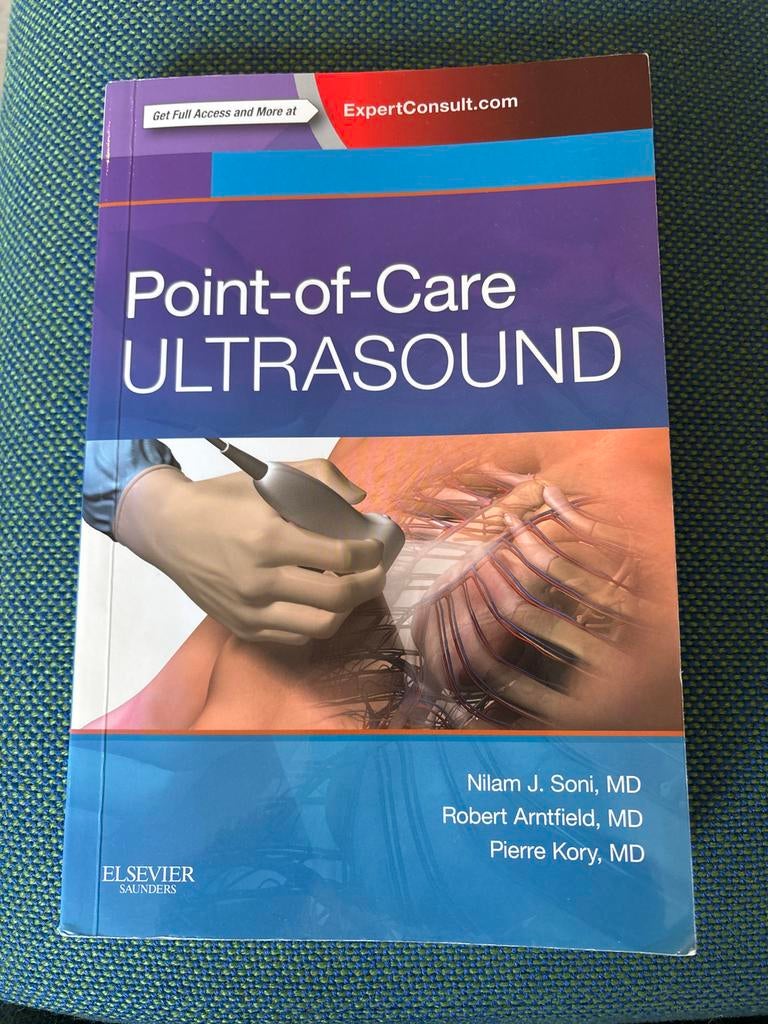 Point-of-Care Ultrasound boek Soni, Ophalen of Verzenden, Beta, Zo goed als nieuw, HBO