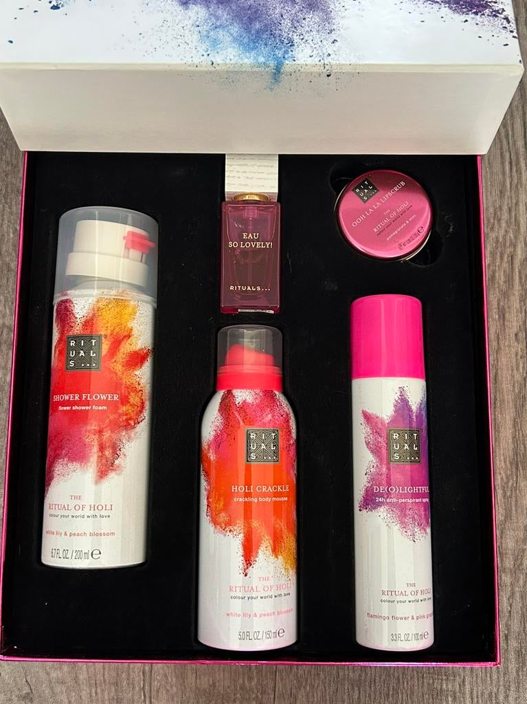 Ritual of Holi giftset, Sieraden, Tassen en Uiterlijk, Uiterlijk | Lichaamsverzorging, Ophalen of Verzenden, Nieuw, Bad & Douche