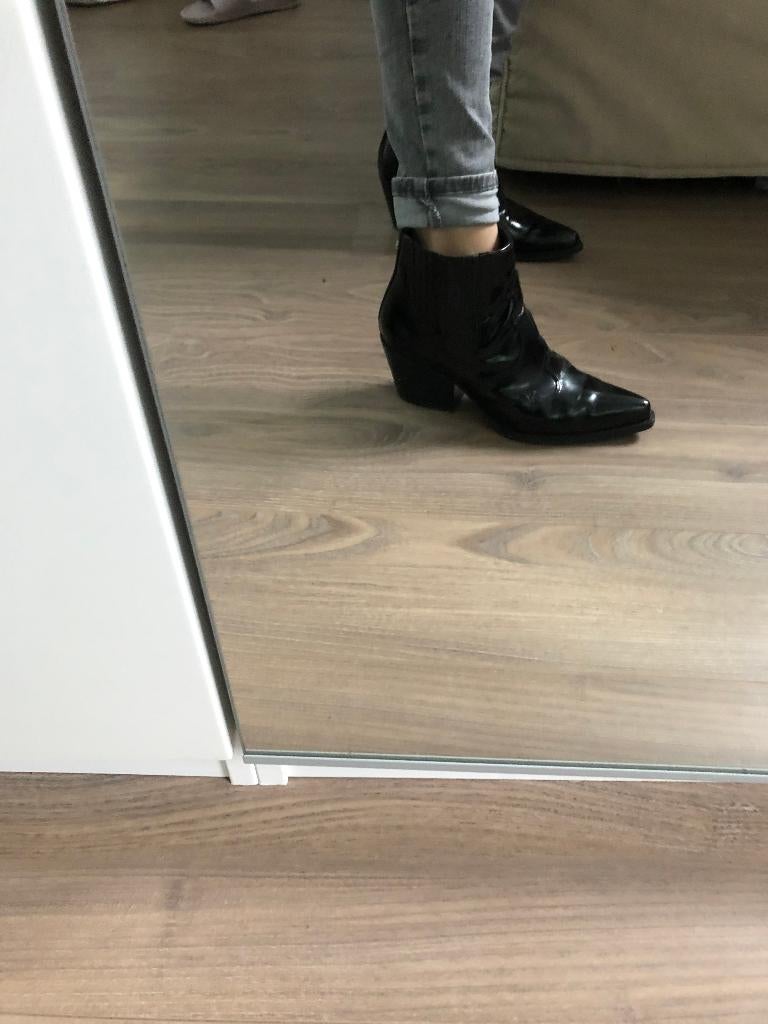 Sam edelman enkellaarzen 37, Ophalen of Verzenden, Zo goed als nieuw, Zwart