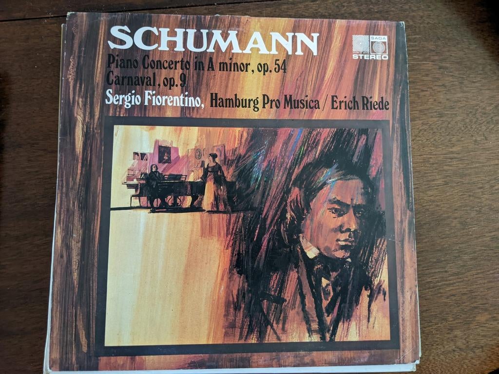 Schumann - Piano Concerto, Carnaval - vinyl, Ophalen, Zo goed als nieuw, Romantiek, 12 inch