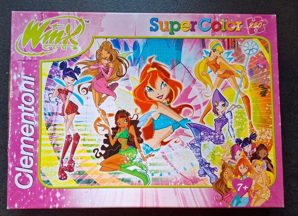 Winx puzzel ( 250 stukken) Clementoni, Ophalen of Verzenden, Overige typen