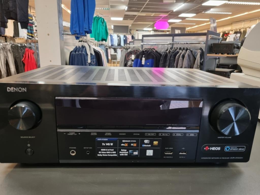 Denon AVR-X1500H Receiver - Uitstekende Staat, Audio, Tv en Foto, Versterkers en Receivers, Denon, Ophalen of Verzenden, Zo goed als nieuw