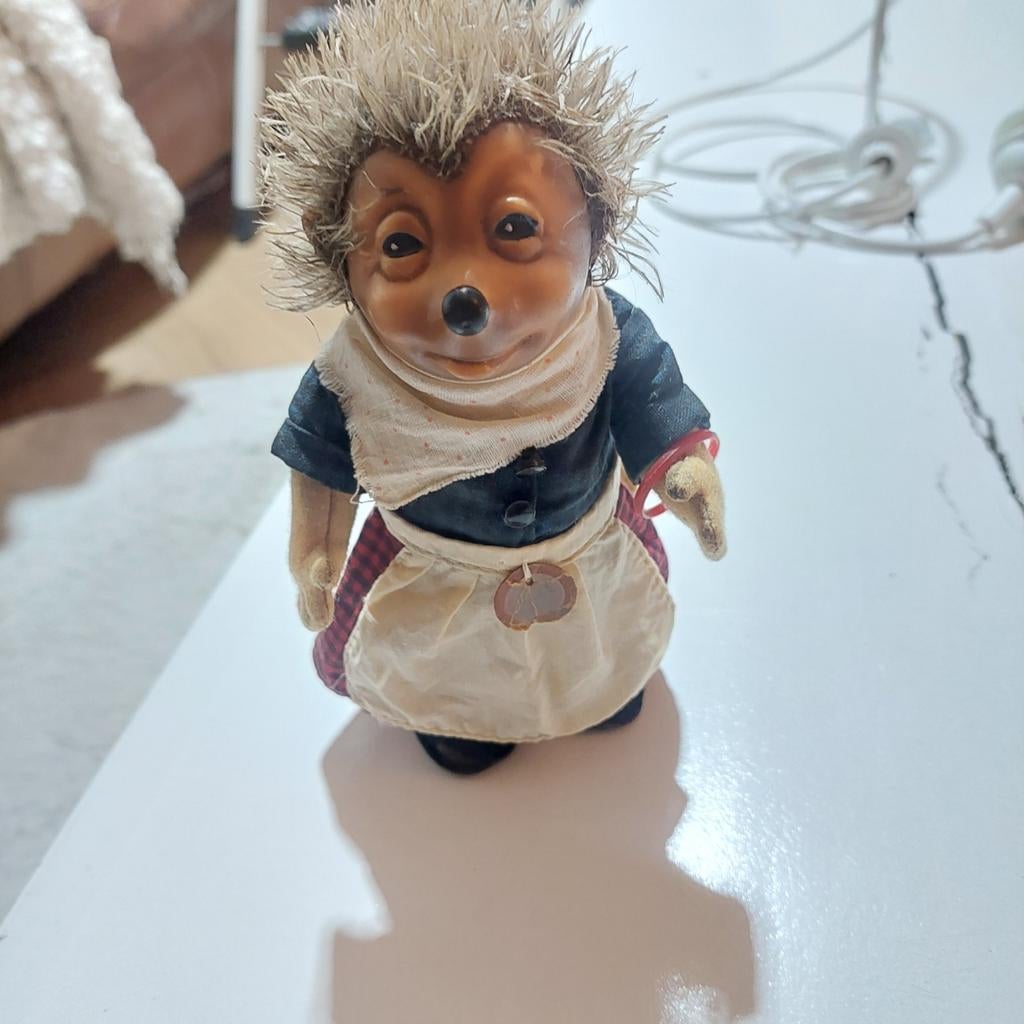Steiff Micky Egel - Vintage Speelgoed, Antiek en Kunst, Antiek | Speelgoed, Ophalen of Verzenden