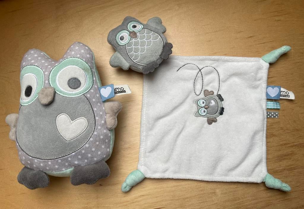 Tiamo uil en knuffeldoekje, Ophalen, Zo goed als nieuw